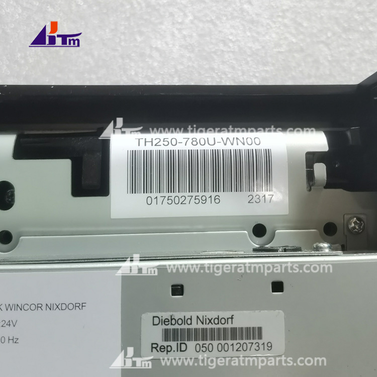 ชิ้นส่วน ATM Diebold Nixdorf Wincor TH250 เครื่องพิมพ์ความร้อน BK USB 01750275916